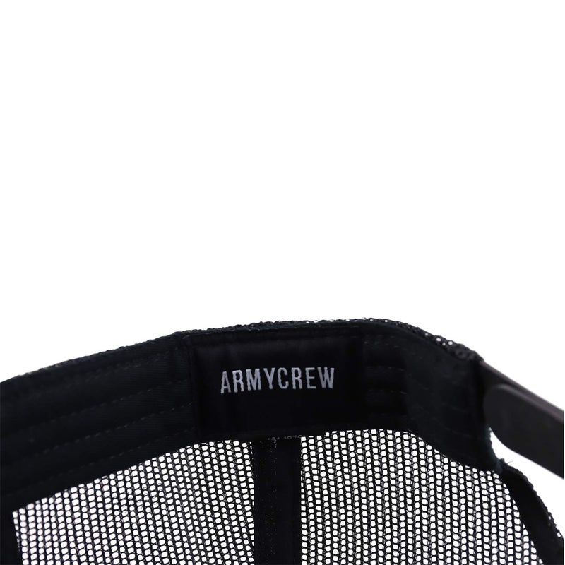 Armycrew Oversize XXL Blank Flatbill Mesh Snapback Cap - Black - 2XL - Image 4