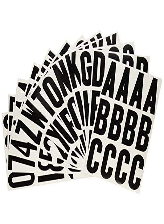 Hy-Ko Packaged Numbers & Letters, DIY Address Number Stickers for Deliveries and Navigation, Self-Adhesive House Decals for Siding, Door, Mailboxes - Image 2