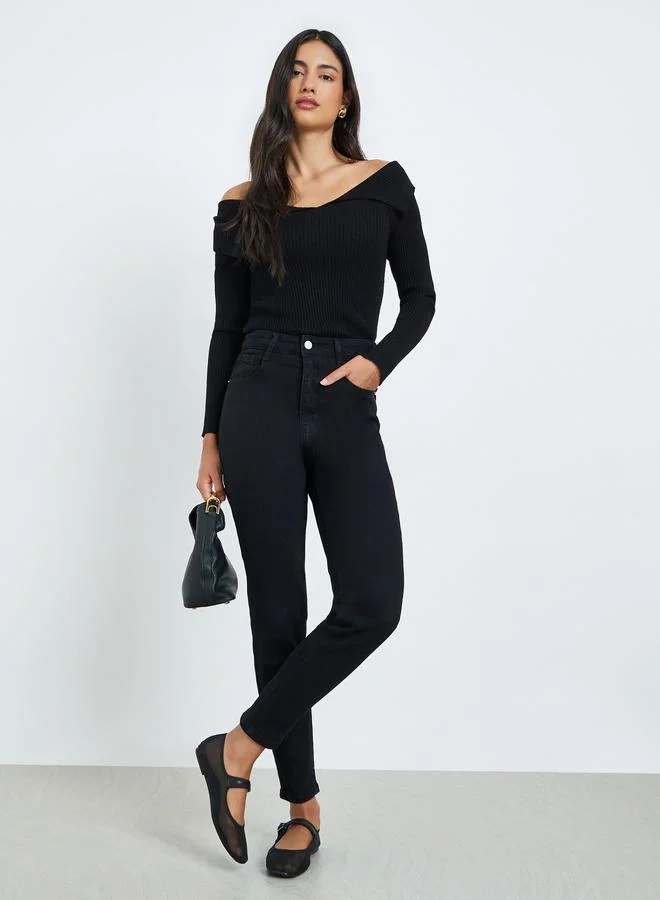 Styli Women High Rise Slim Fit Jeans