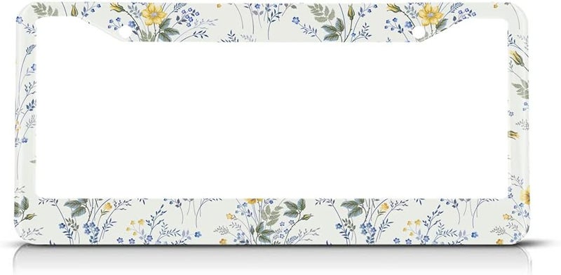 Beabes Wildflowers License Plate Frame - Image 1