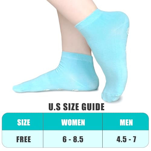 kilofly 5 pairs Non-Skid Soft Cotton Summer Slippers Gripper Socks Value Pack - Image 2