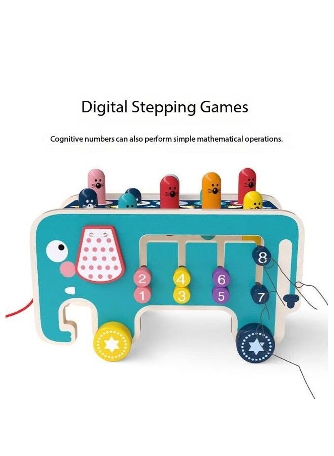 Wooden Hammering and Pounding Toys For Toddlers Educational Wooden Toy for Boys Girls Birthday Gift,Whack a Mole Game for Toddlers,Xylophone Gopher, Mouse and Hamster, Gift for 3+ Years - Image 4