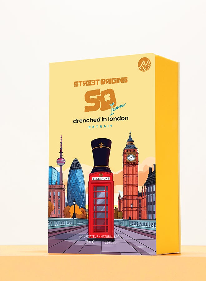 STREET ORIGINS Drenched In London (Mars) Extrait For Him, 75Ml - Image 5