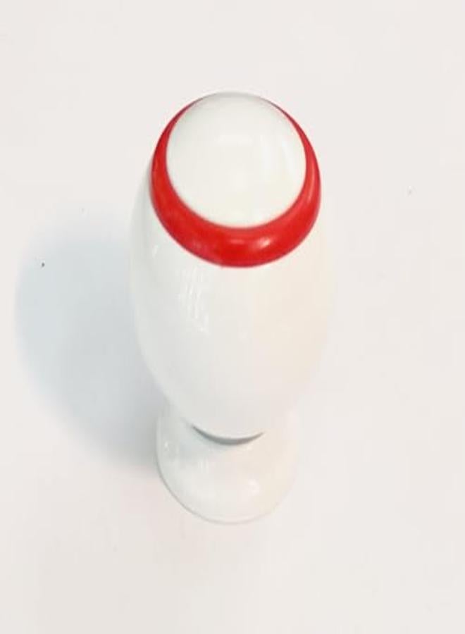 مقبض زر خزانة المطبخ بمقبض سحاب أبيض وأحمر وأزرار إسبانية كبيرة الحجم - Image 3