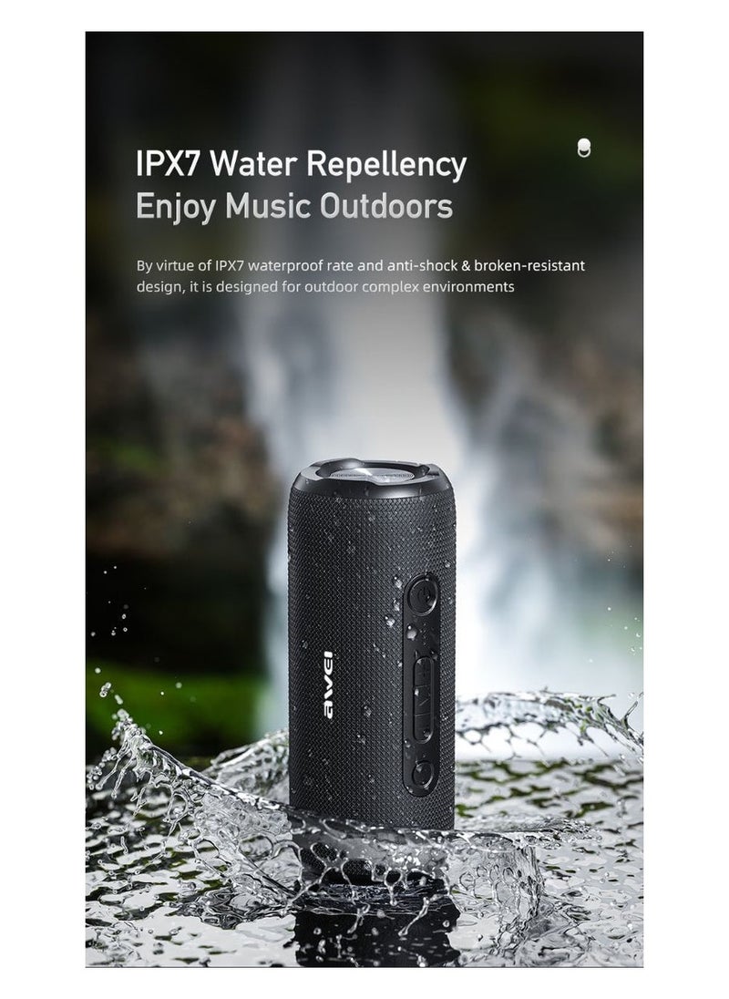 أوي AWEI Outdoor Wireless Speaker Y669  - Image 3