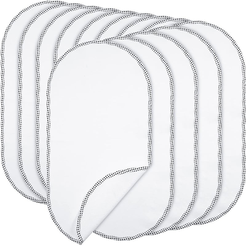 Chumia 12 Pack Baby Waterproof Changing Pad Liners Portable Baby Changing Mat Soft Flannel Cotton Reusable Table Cover Liners for Boys Girls - Image 1