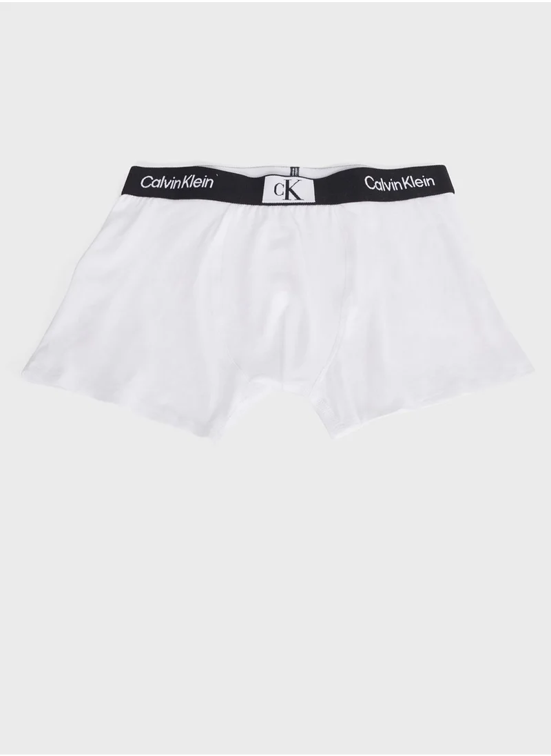 Calvin Klein Jeans Kids 3 Pack Logo Trunks