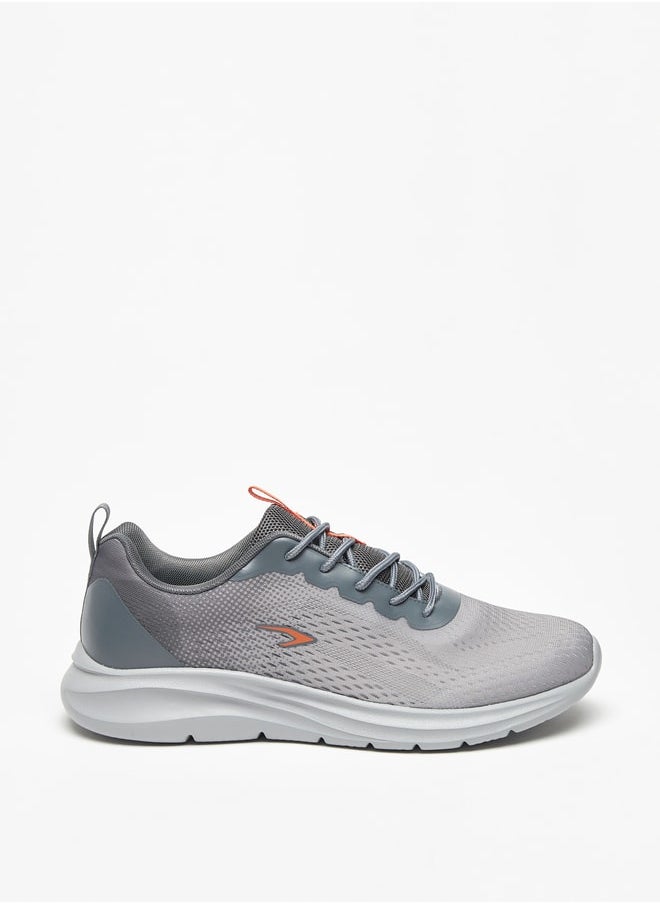 Dash Textured Sports Shoes with Lace-Up Closure  - Image 3