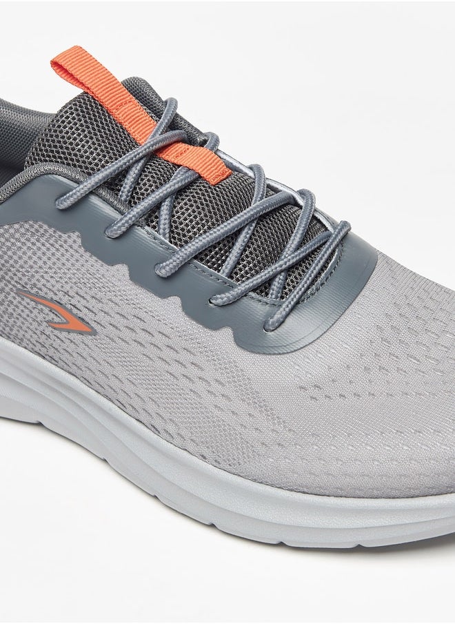 Dash Textured Sports Shoes with Lace-Up Closure  - Image 5