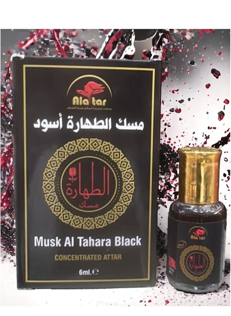 العطار عطر مسك الطهارة الأسود المركز 6 مل - Image 1