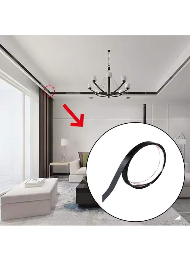 Wall Trim Molding, Self-Adhesive Wall Trim, Waterproof And Moisture-Proof Sealing Strip,Peel And Stick Metal Trim,Suitable For Diy Wall Decoration Strips On Mirror Frames, Cabinets, Tiles, Etc. In Homes, Restaurants And Other Places.  - Image 5