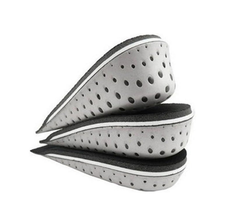 erioctry One Pair Breathable Memory Foam Height Increase Insole Invisible Increased Heel Lifting Inserts Shoe Lifts Shoe Pads Elevator Insoles for Men Women (3.3cm Height) - Image 1