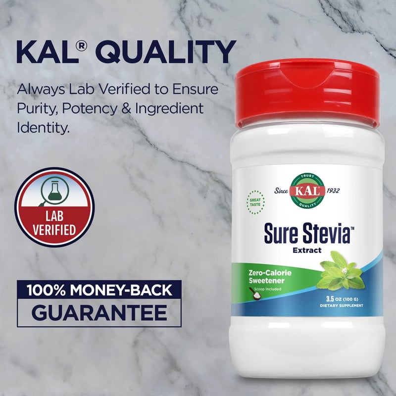 KAL Sure Stevia Extract Powder 3.5 Oz - Image 5