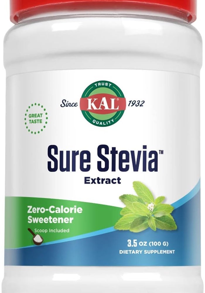 KAL Sure Stevia Extract Powder 3.5 Oz - Image 1