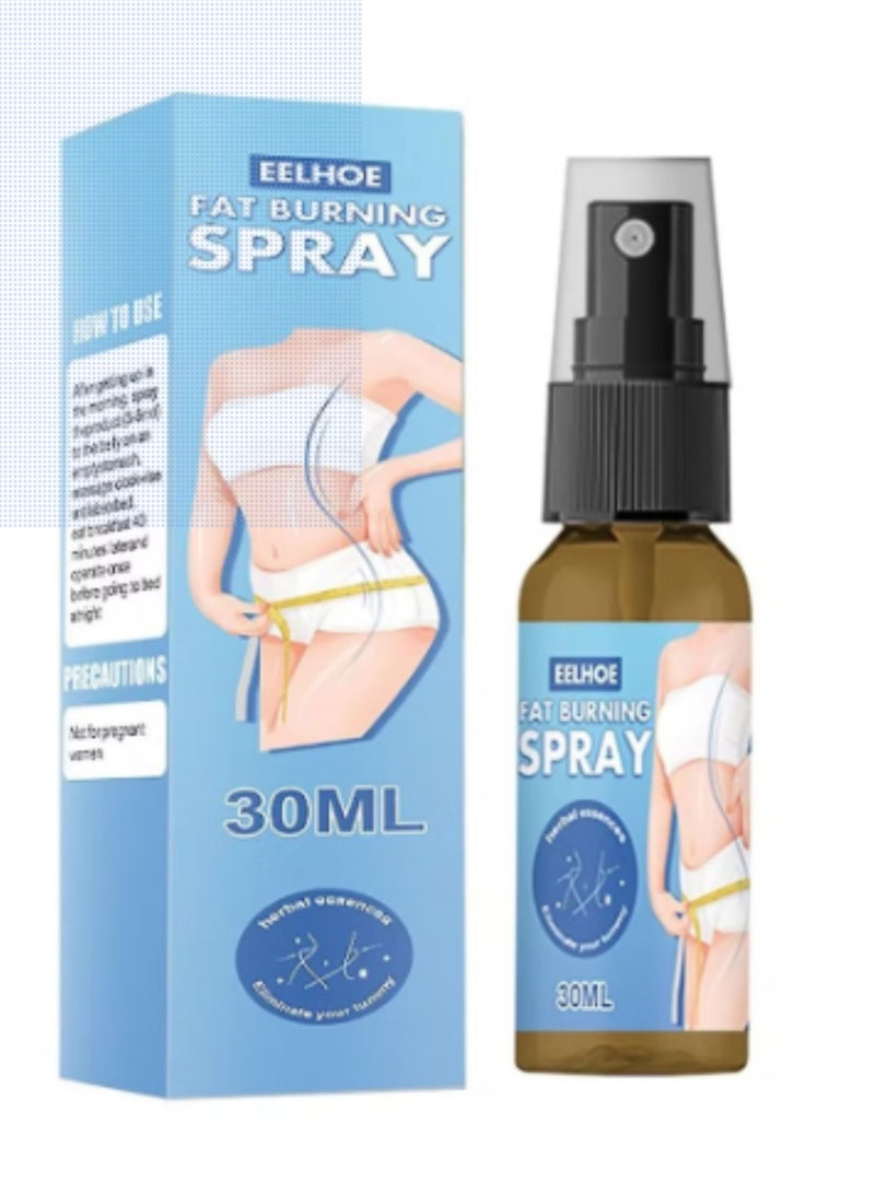 EELHOE Fat Burning Spray Eliminate Cellulite Slimming Spray Weight Loss 30ml