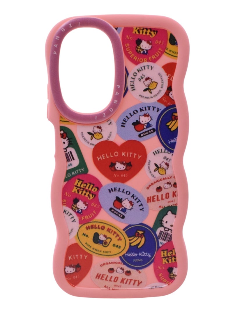 Hello Kitty Plastic Back Cover For Realme C55 - Multicolour - Image 1