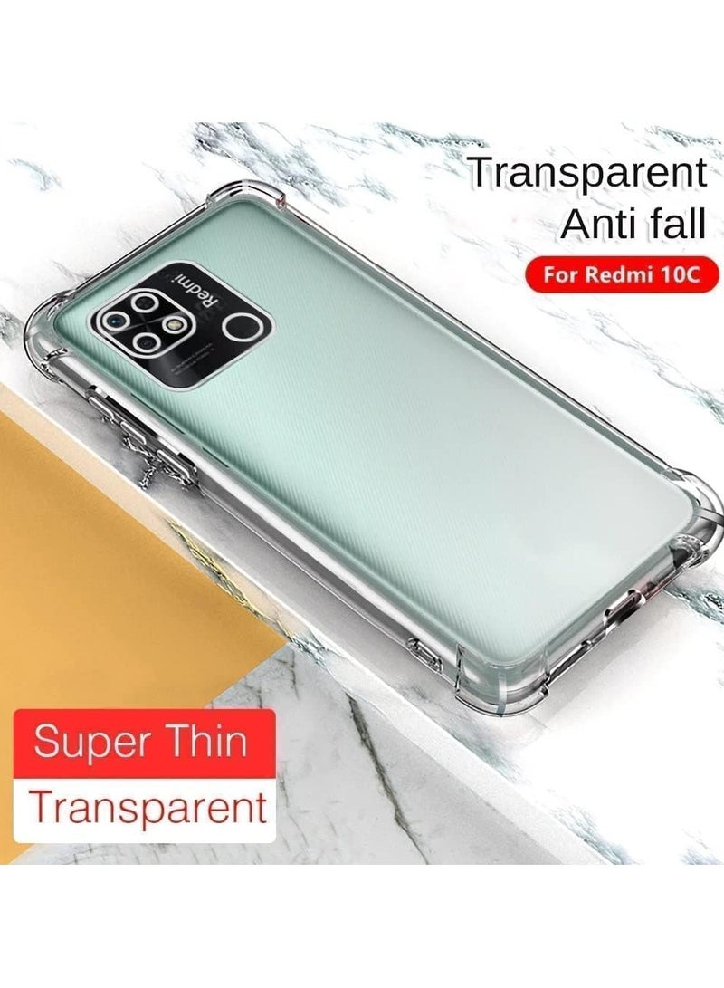 غطاء خلفي رفيع وواقي لهاتف Redmi 10C، شفاف للغاية وناعم، غطاء خلفي واقٍ لهاتف Xiaomi Redmi 10C - Image 2