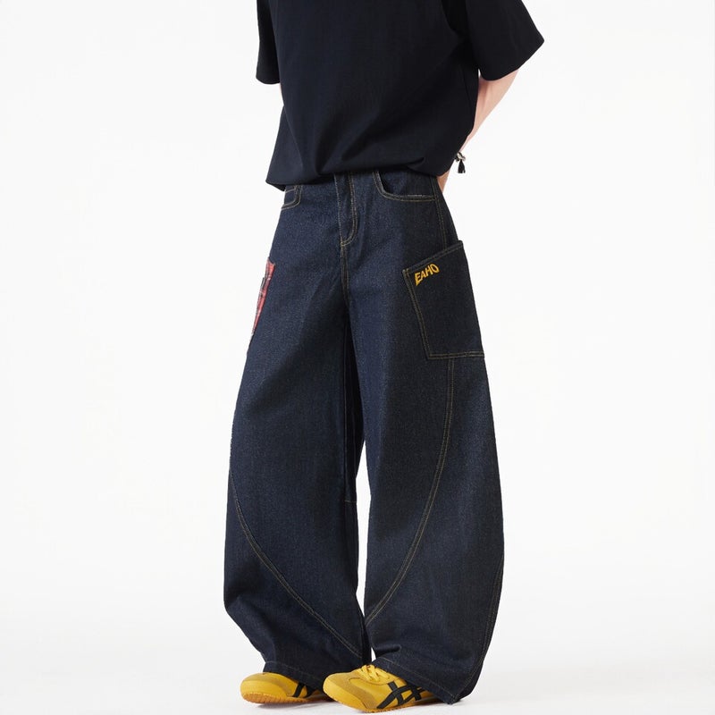 Unisex Casual Daily Denim Jeans - Image 4
