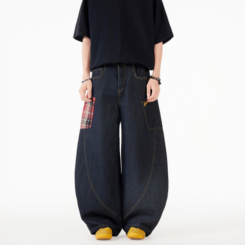 Unisex Casual Daily Denim Jeans - Image 3