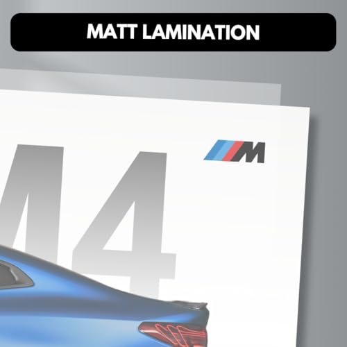 Funk You Store BMW M4 Poster Split Design BMW Car Posters | 3 A3 Sized Cars Poster for Wall | Large Size (89 x 42 cm) Sportscar Wall Decor | M4 CS Car Posters for Room | Supercar (B_026) - Image 4