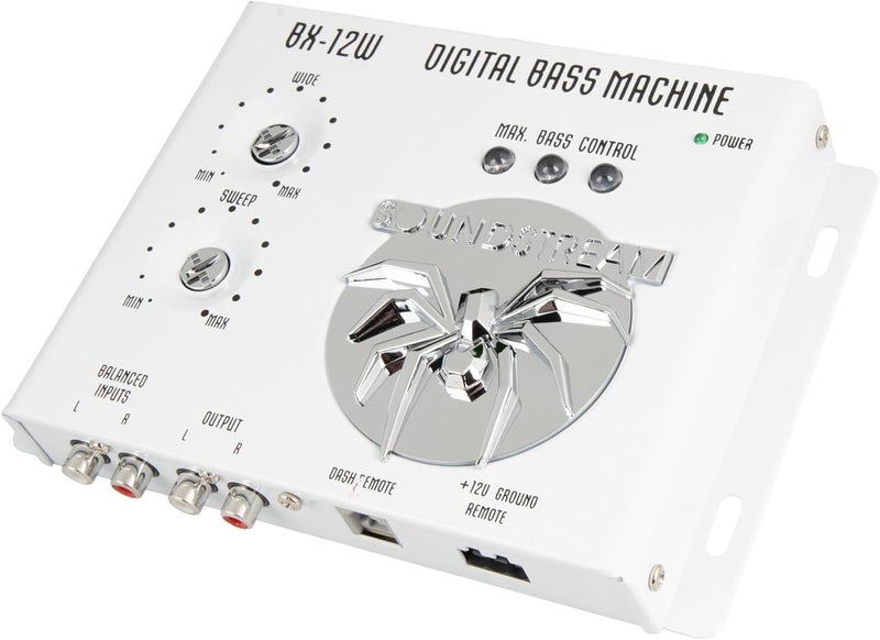 SOUNDSTREAM BX-12W – White Bass Processor | Subwoofer Bass Booster and Epicenter Alternative for Factory & Aftermarket Sound Systems | Car Audio Bass Restoration Processor with Remote Control - Image 3