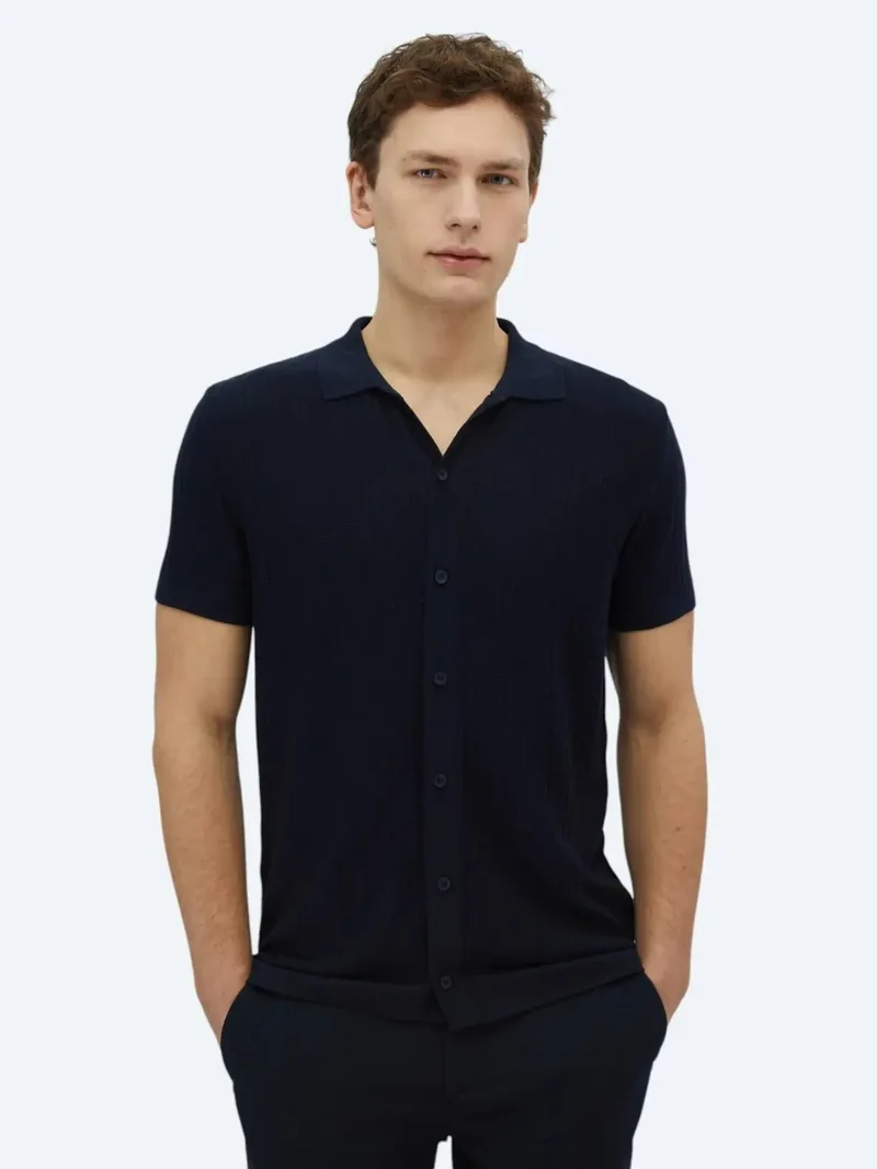 Kip Navy Blue Knitwear