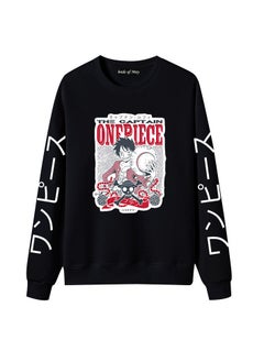 KUYING New One Piece Printed Casual Round Neck Hoodie  - Image 1