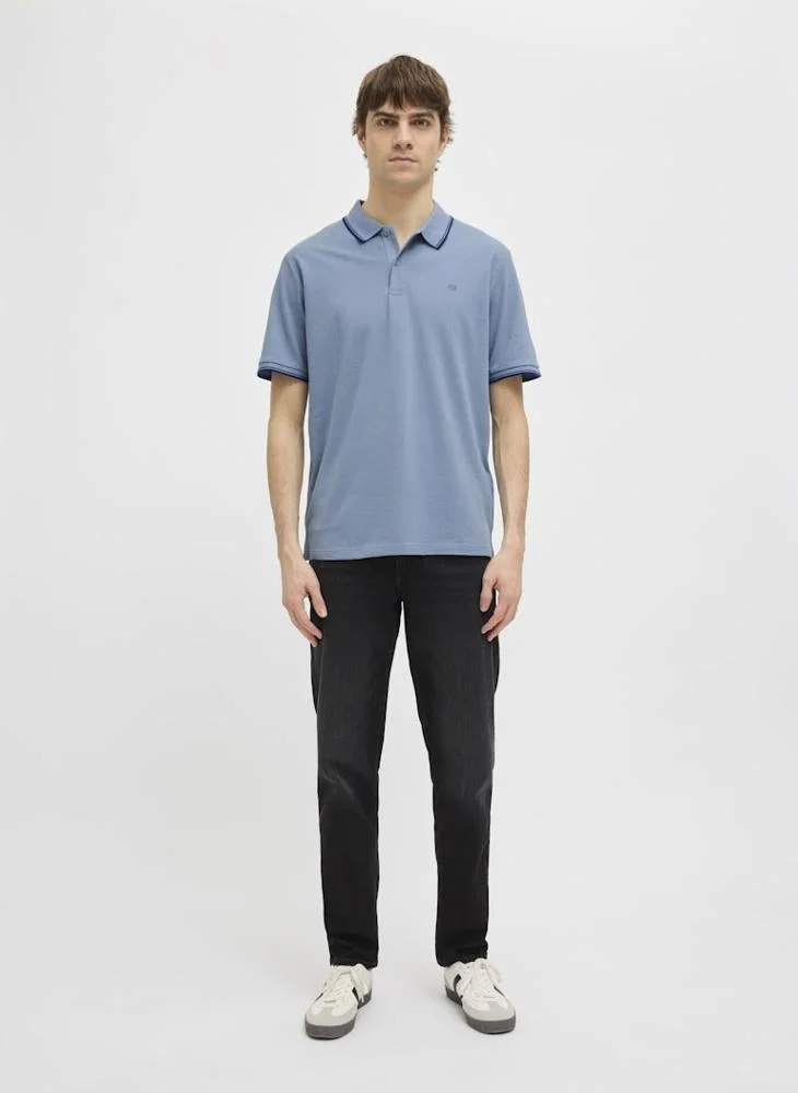 JJ Rebel Solid Regular Fit Polo
