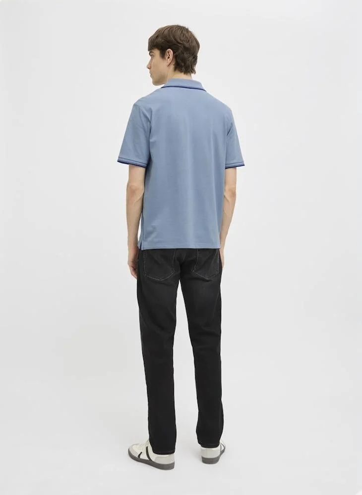 JJ Rebel Solid Regular Fit Polo