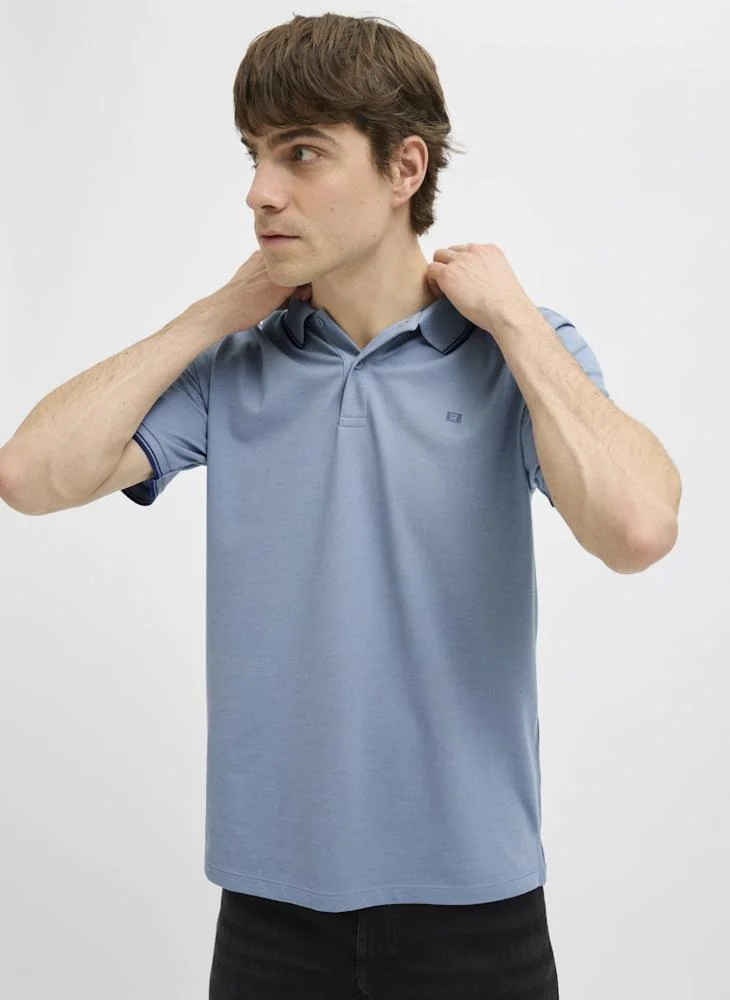 JJ Rebel Solid Regular Fit Polo