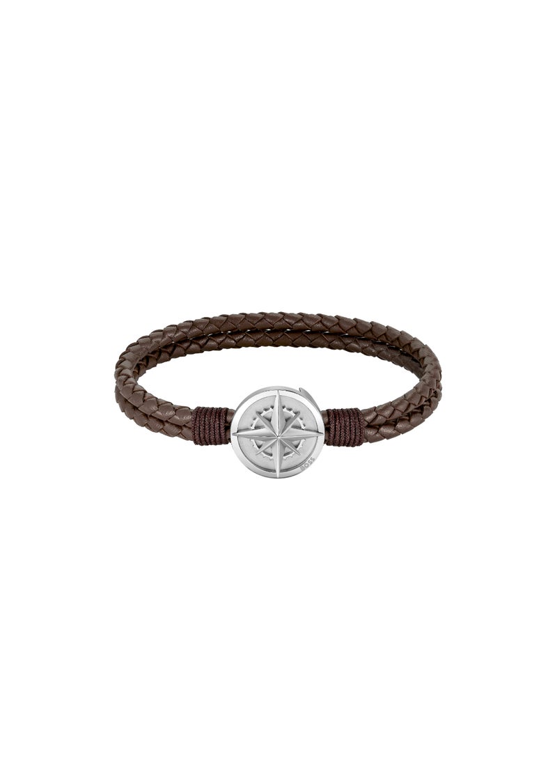 HUGO BOSS JEWELRY NORTH MENS LEATHER BRACELET - 1580497M - Image 1
