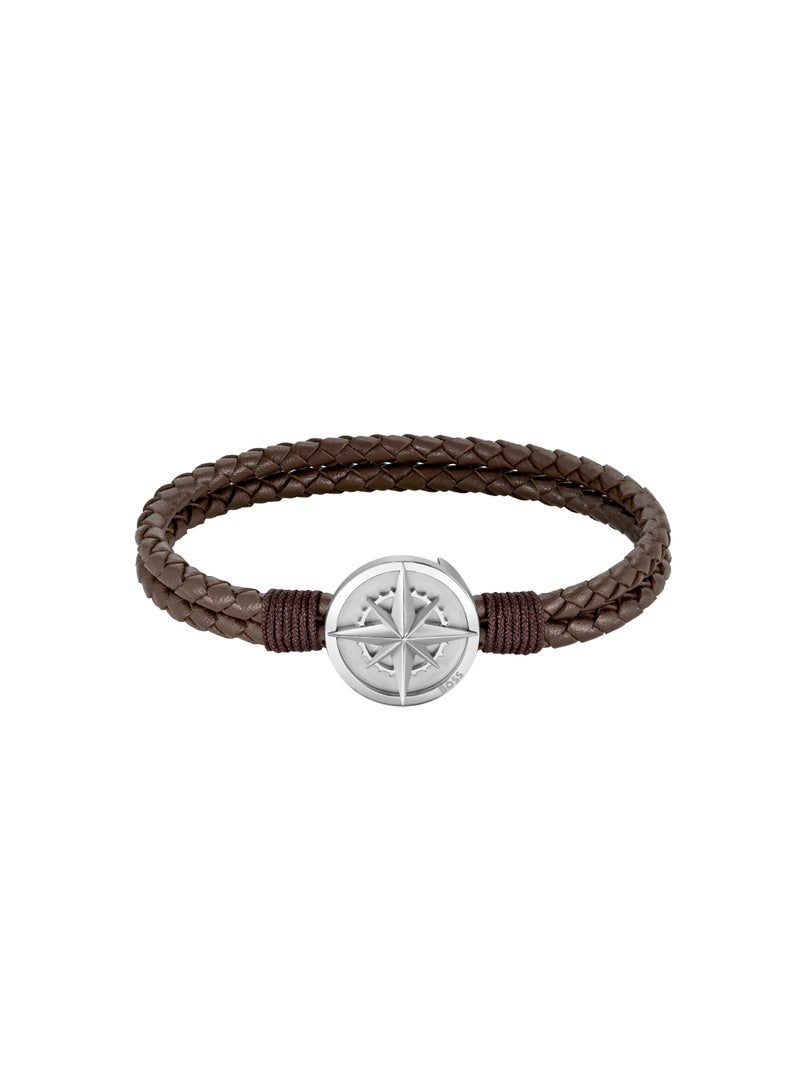HUGO BOSS JEWELRY NORTH MENS LEATHER BRACELET - 1580497M - Image 3