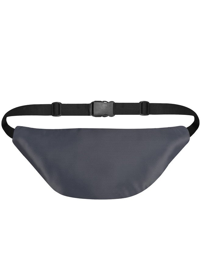 Syutm Waist Pack Slinger Travel Handy Hiking Metal Zip Pouch Document Money Phone Belt Sport Bag Bum Bag for Men and Women Nylon (Lava Gray) - Image 2