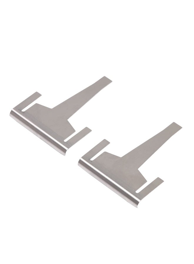 4x Metal DA61-06796A Refrigerator Drain Tube Clip Evaporator Replacement Silver - Image 2