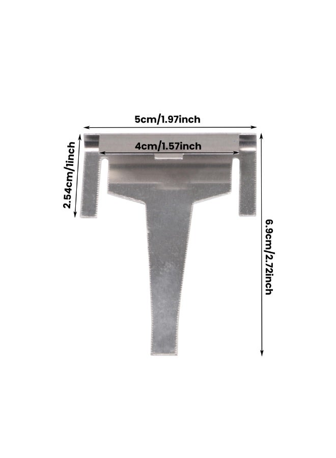 4x Metal DA61-06796A Refrigerator Drain Tube Clip Evaporator Replacement Silver - Image 5