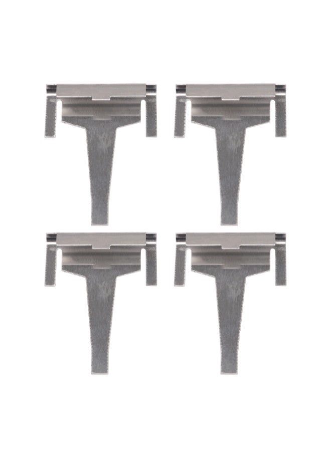 4x Metal DA61-06796A Refrigerator Drain Tube Clip Evaporator Replacement Silver - Image 4