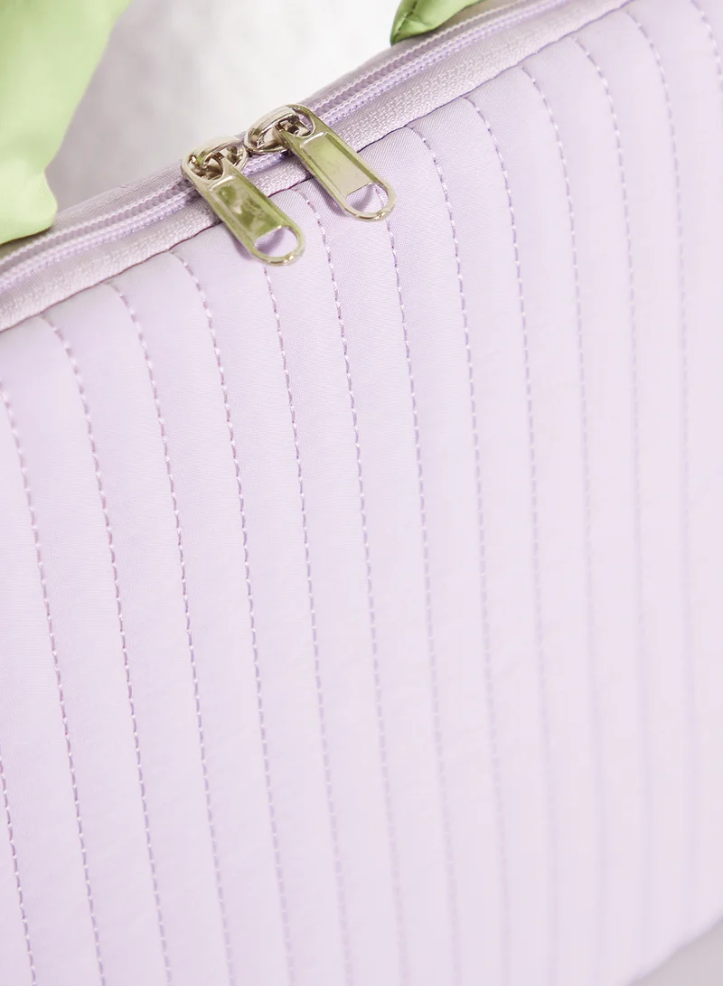 Ginger Quilted Laptop Case