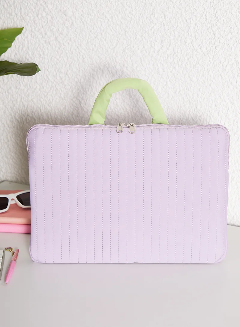 جينجر Quilted Laptop Case