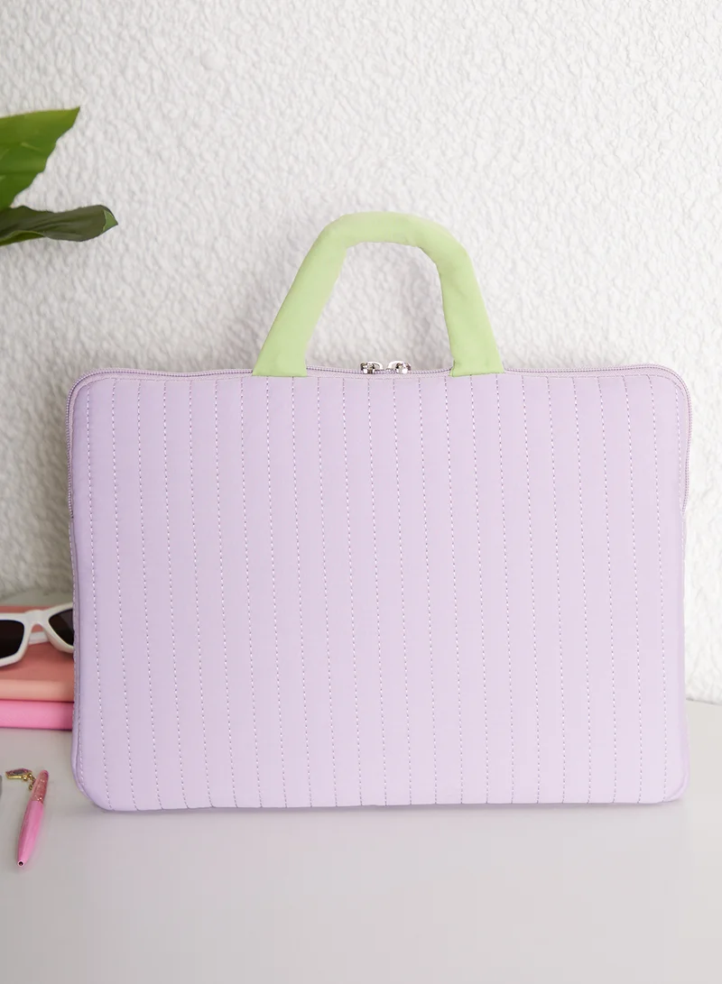 جينجر Quilted Laptop Case