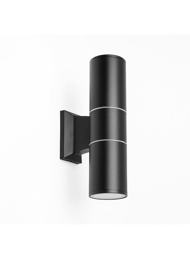 ALFRIDAY Outdoor Wall Light, Double Side GU10 Holder, IP65 Waterproof, Modern Up Down Cylinder Wall Lamp, Surface Mounted - Image 1