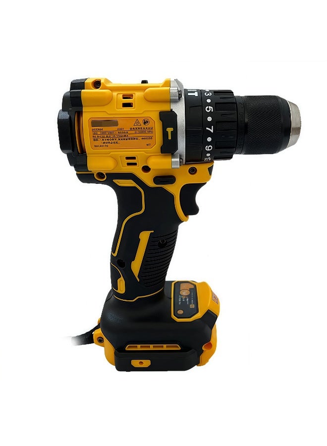 20V Cordless Electric Drill | High-Torque Impact Driver | LED Work Light | Energy-Saving Brushless Power Tool for Home & Industrial Use - Image 2