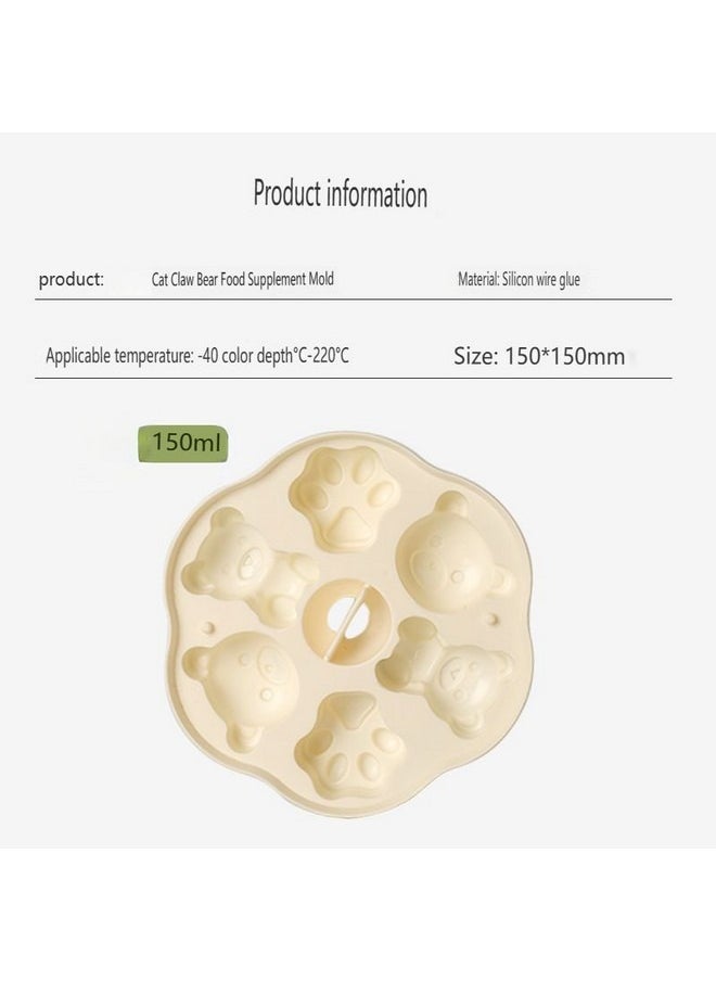 Cartoon Multifunctional Silicone Mold Baking Supplies, Household Kitchen Cake Chocolate Jelly Candy Ice Cream Mold Baking Tool, Baby Food Non-Stick Molds Food Grade & BPA Free