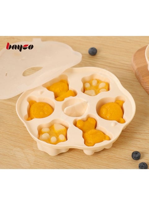 Cartoon Multifunctional Silicone Mold Baking Supplies, Household Kitchen Cake Chocolate Jelly Candy Ice Cream Mold Baking Tool, Baby Food Non-Stick Molds Food Grade & BPA Free