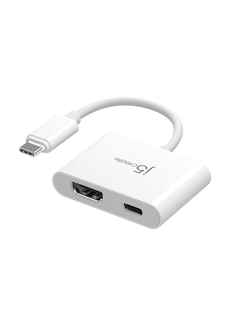 j5create JCA152 USB-C® to 4K HDMI™ with Power Delivery Adapter