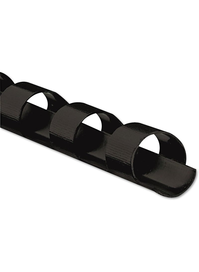 Fellowes Fellowes 1/4in Black Binding Combs (25 Pack)  - Image 3