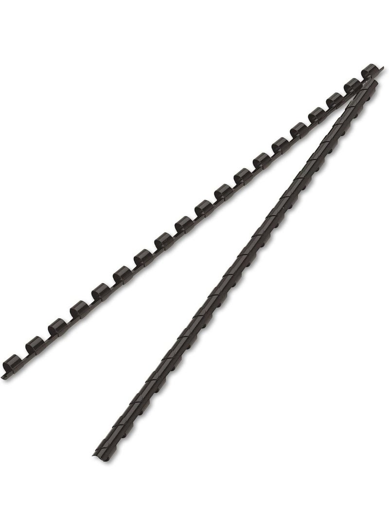 Fellowes Fellowes 1/4in Black Binding Combs (25 Pack)  - Image 2