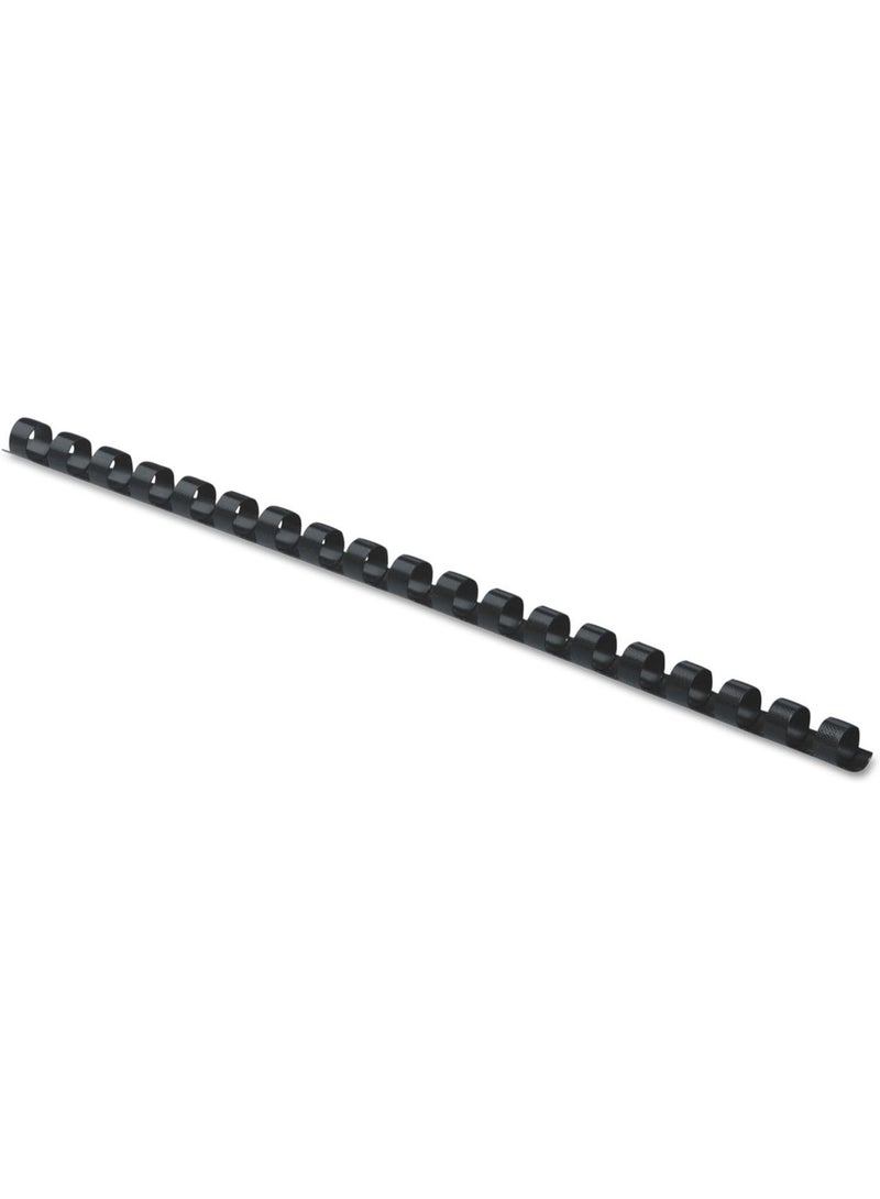 Fellowes Fellowes 1/4in Black Binding Combs (25 Pack)  - Image 1
