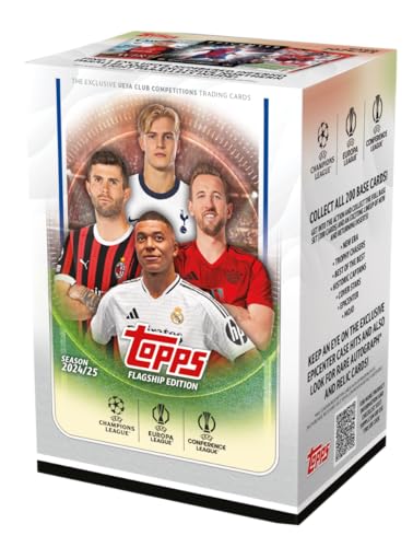 Topps صندوق قيمة مسابقات الأندية من توبس UEFA 202425 - 7 عبوات - Image 1