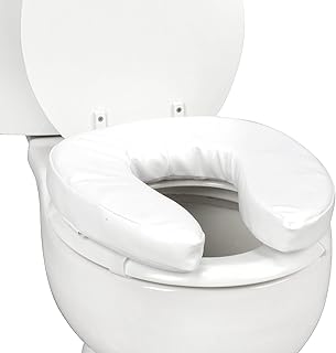 DMI DMI Raised Toilet Seat Toilet, Toilet Seat Riser, FSA HSA Eligible Seat Cushion and Toilet Seat Cover to Add Extra  - Image 1