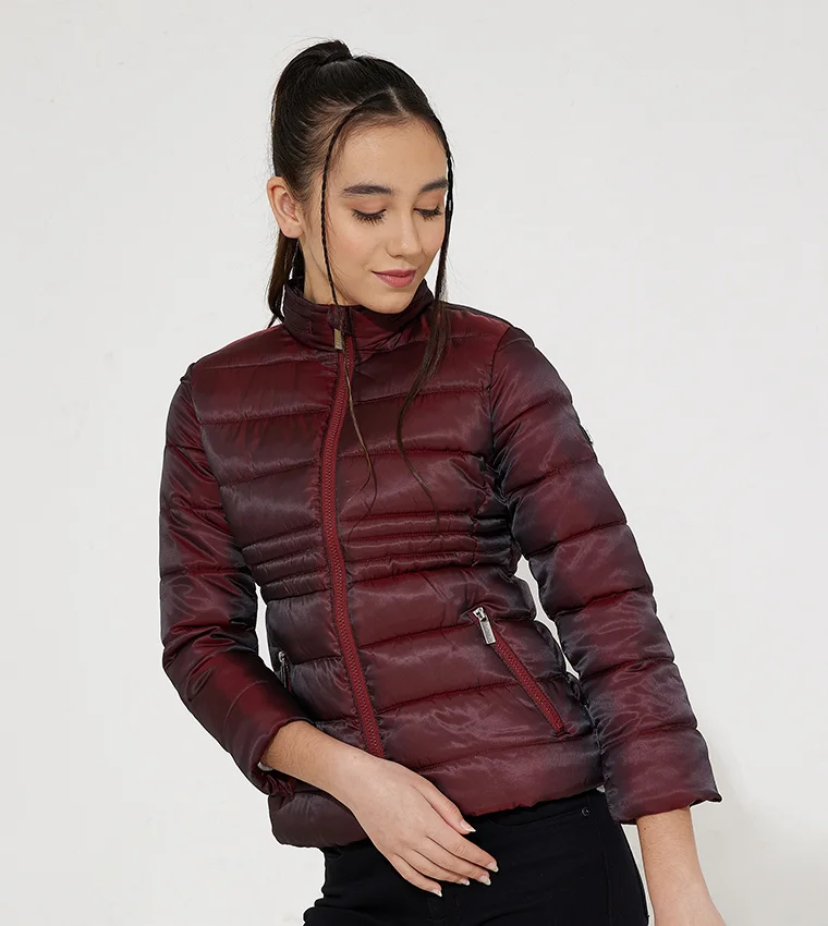 BEVERLY HILLS POLO CLUB Girl's Zippered Puffer Jacket